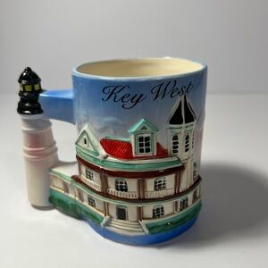 Key West Souvenir Mug with Lighthouse Handle